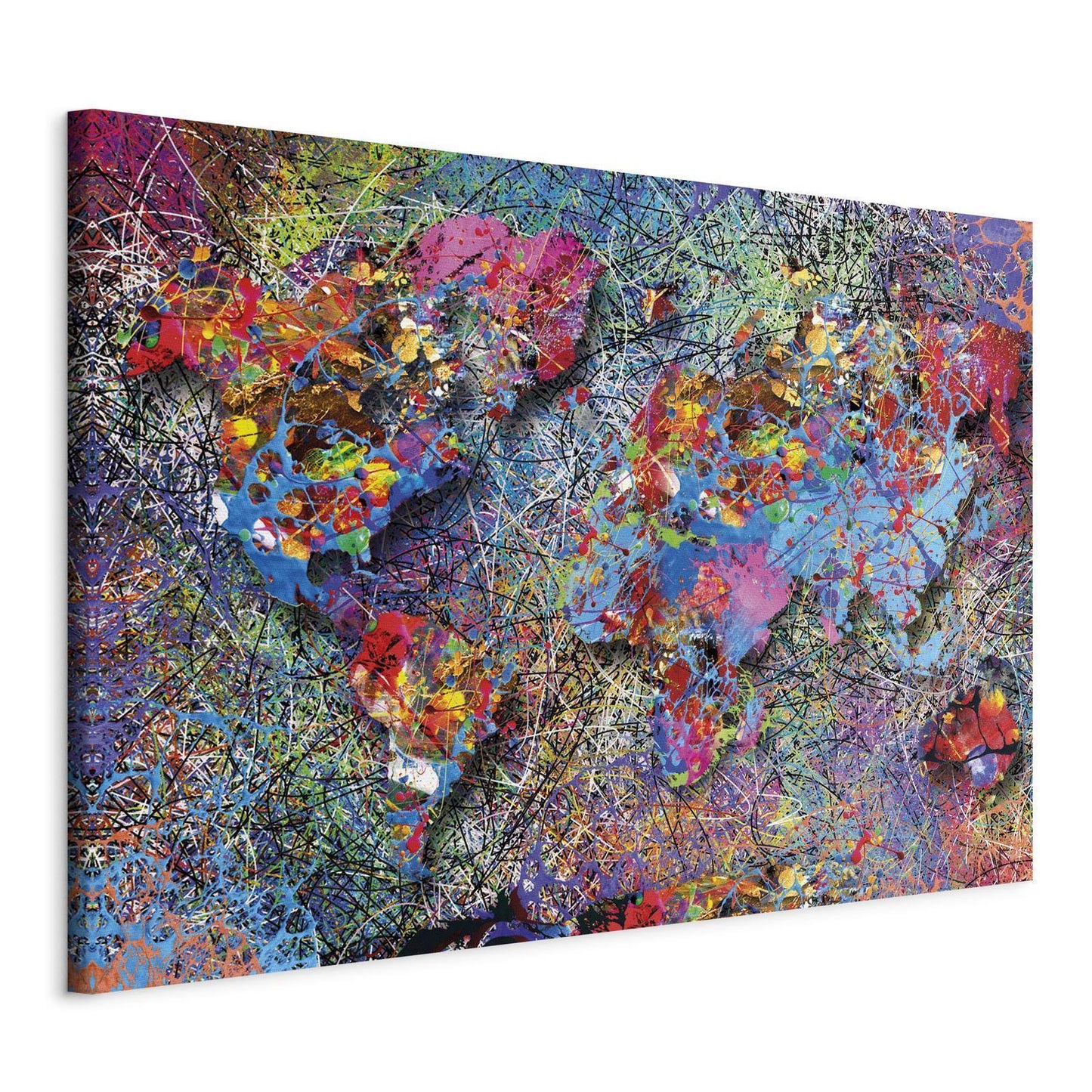 Schilderij - Map: Jackson Pollock inspiration