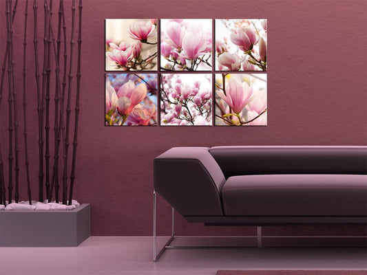 Schilderij - Southern magnolias