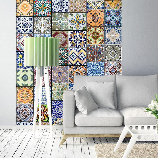 Behang - Colorful Mosaic