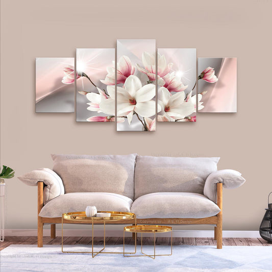 Painting - Magnolia in Bloom (5 Parts) Wide
