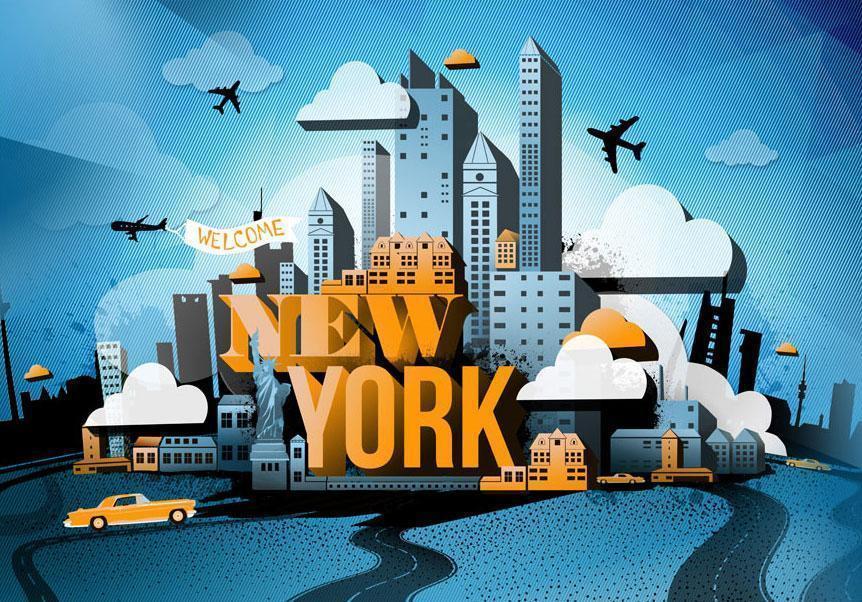 Photo Wallpaper - New York - welcome