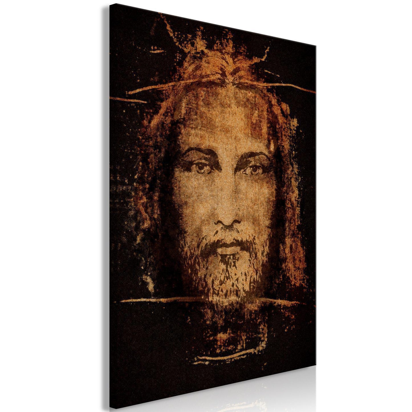 Painting - Shroud of Turin (1 Part) Vertical