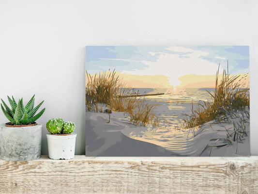 Doe-het-zelf op canvas schilderen - On Dunes