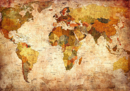 Self-adhesive photo wallpaper - Old World Map