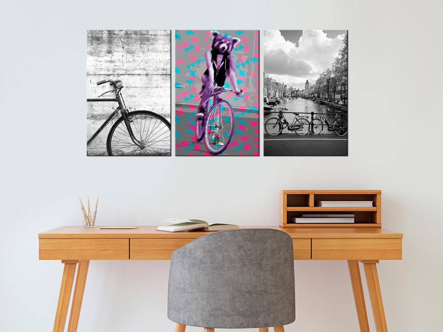 Schilderij - Bikes (Collection)