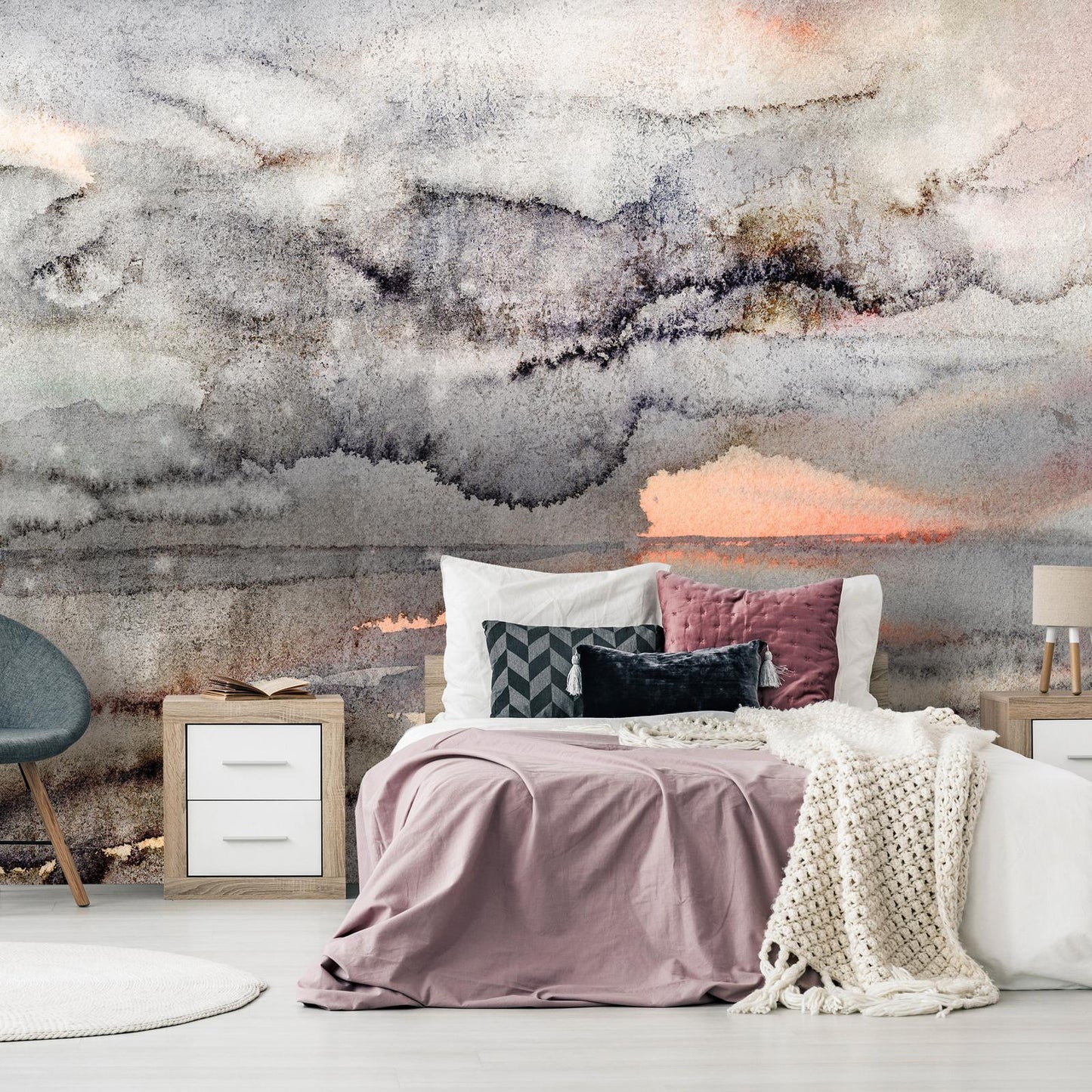 Wall Mural - Connected Clouds
