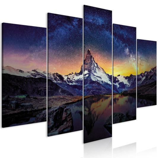 Painting - Matterhorn (5 Parts) Wide
