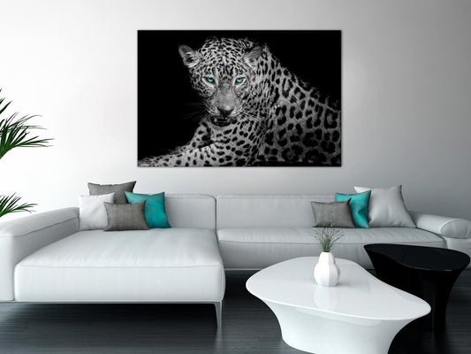 Painting - Leopard Portrait (1 Part) Wide