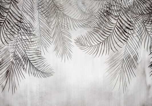 Fotobehang - Night Palm Trees