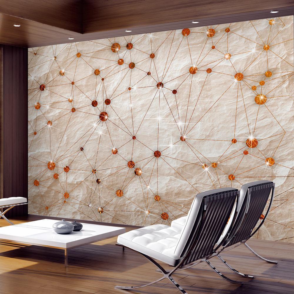 Wall Mural - Stone and Gold