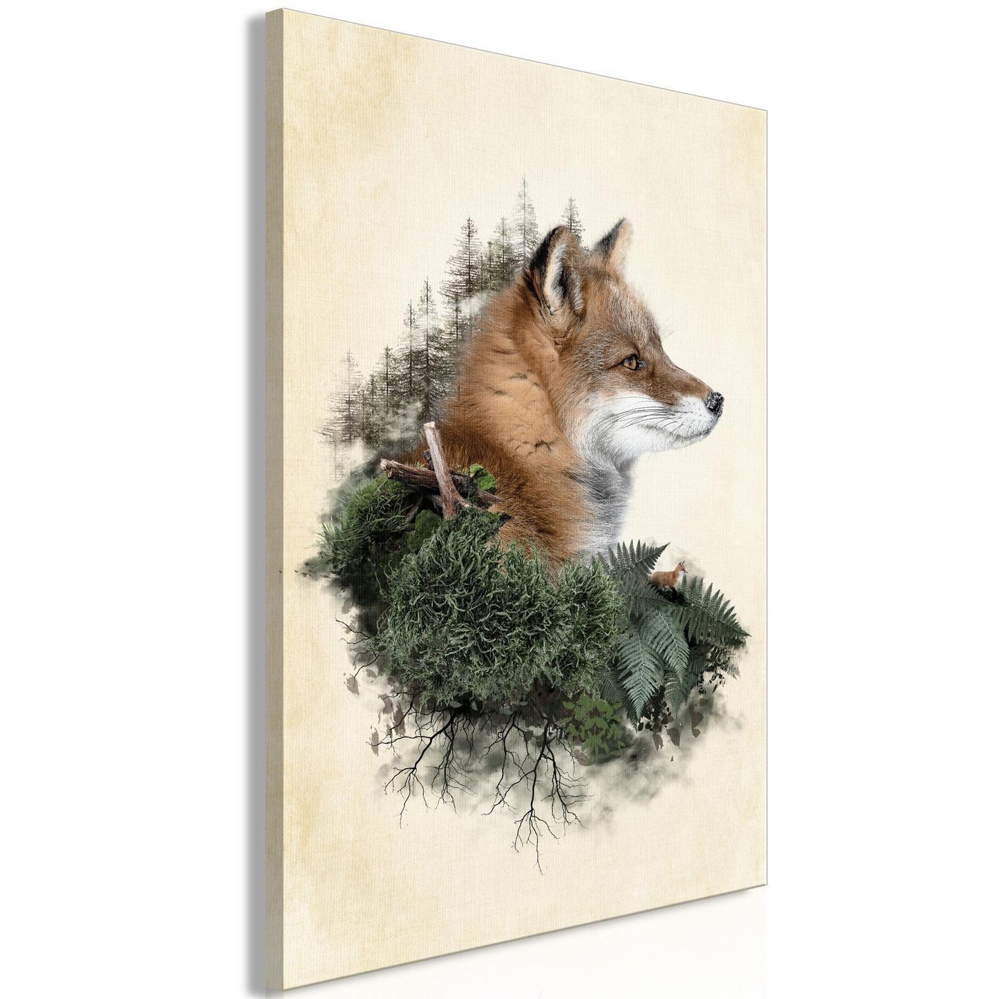 Painting - Mr Fox (1 Part) Vertical
