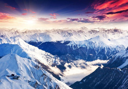 Fototapete - Prächtige Alpen