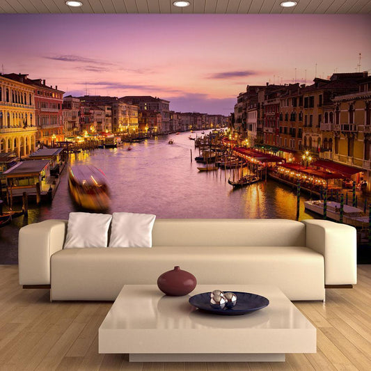 Fotobehang - City of lovers, Venice by night