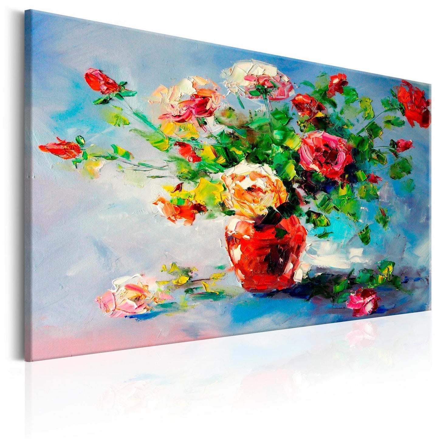 Handgemaltes Gemälde - Wunderschöne Rosen 
