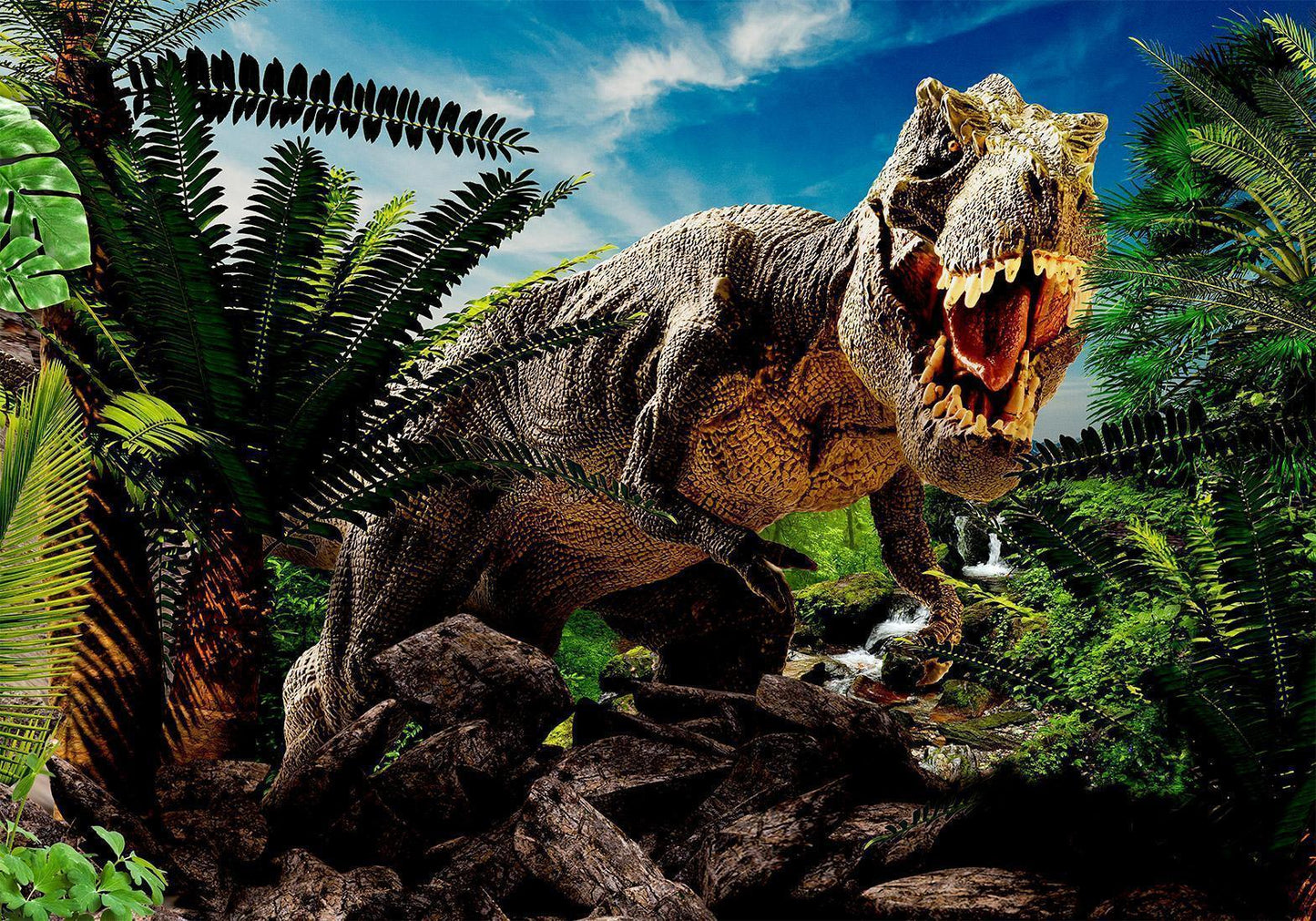 Fototapete - Wütender Tyrannosaurus
