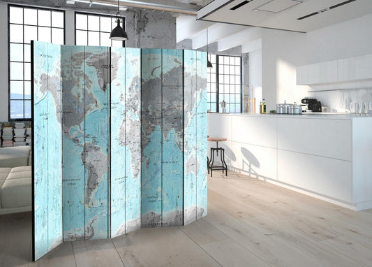 Folding Screen - Wooden Travels [Room Dividers] 