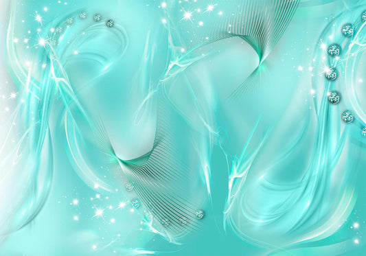 Self-adhesive photo wallpaper - Enchanted Turquoise
