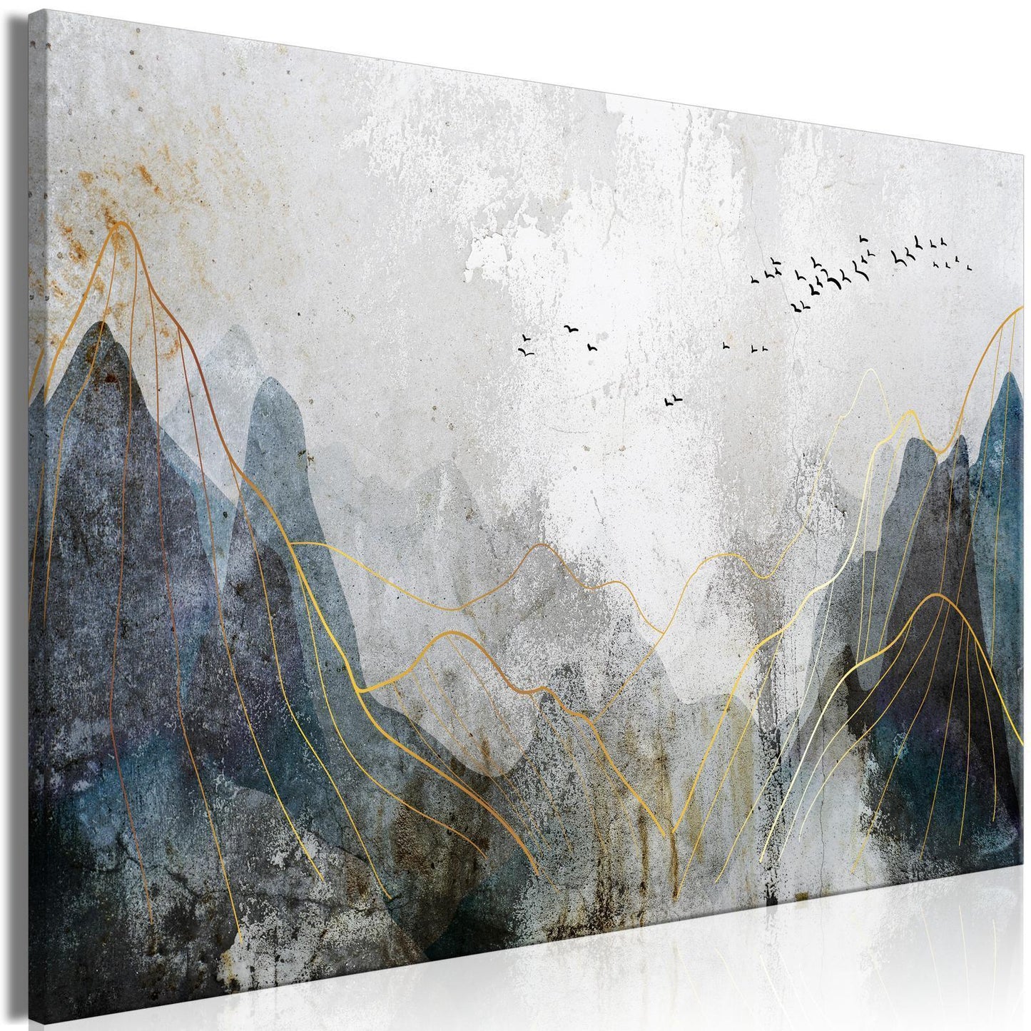 Gemälde - Misty Mountain Pass (1 Teil) Breit