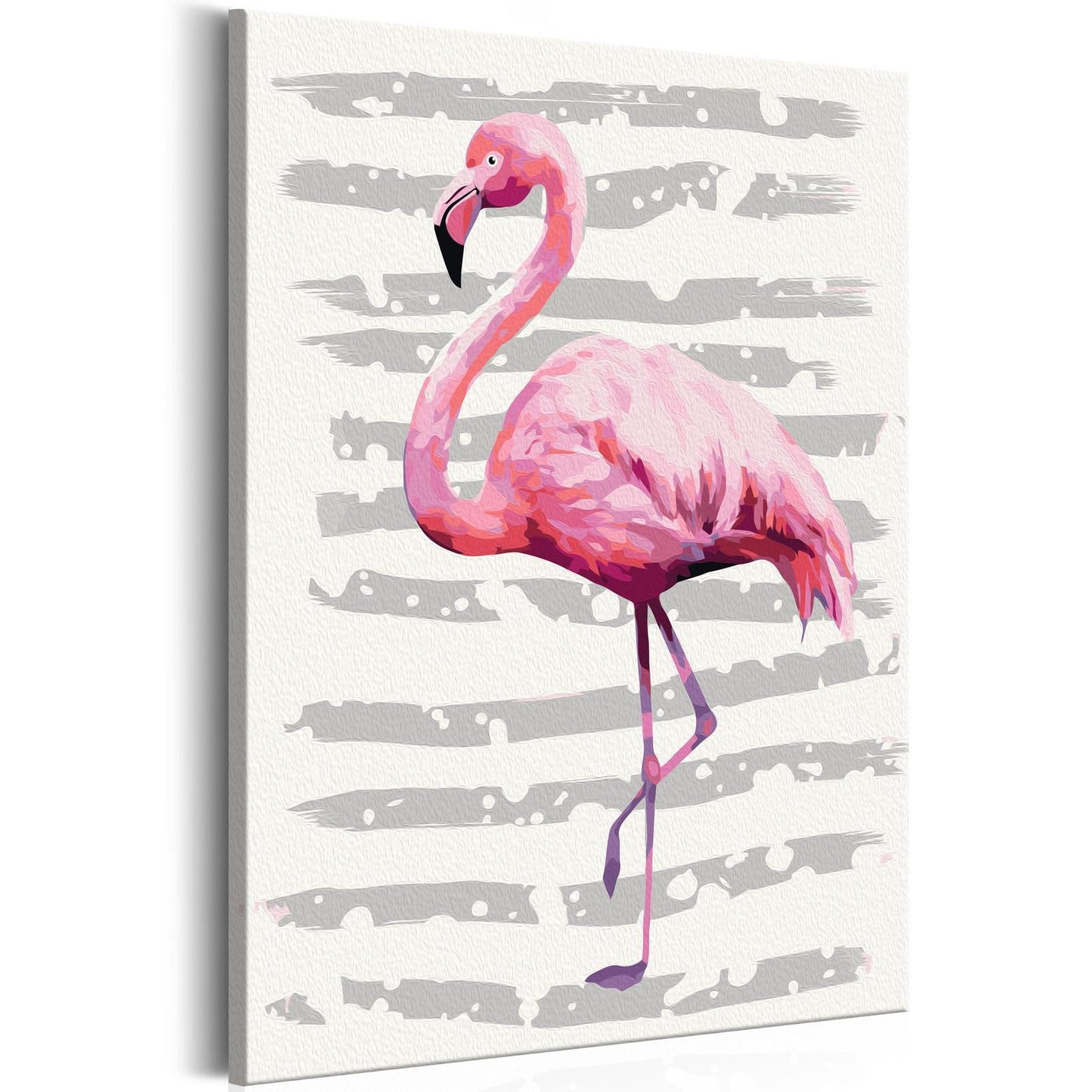 Doe-het-zelf op canvas schilderen - Beautiful Flamingo