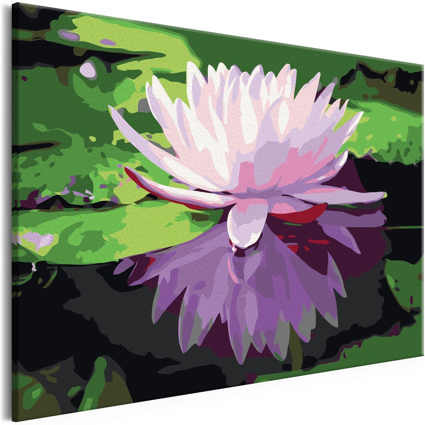 DIY Canvas Painting - Water Lily 