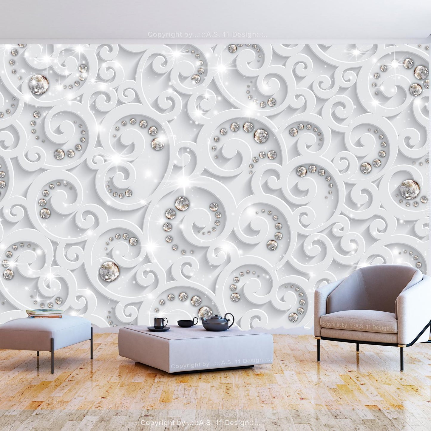 Wall Mural - Abstract Glamor
