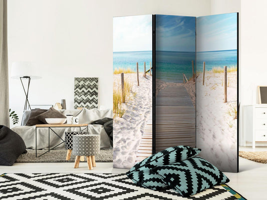 Folding Screen - Holiday at the Seaside [Room Dividers] 