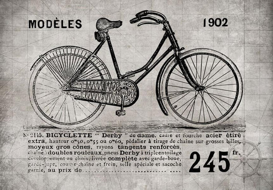 Fototapete - Fahrrad (Vintage)