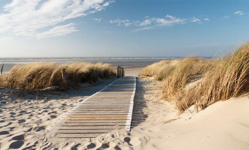 Fotobehang - North Sea beach, Langeoog