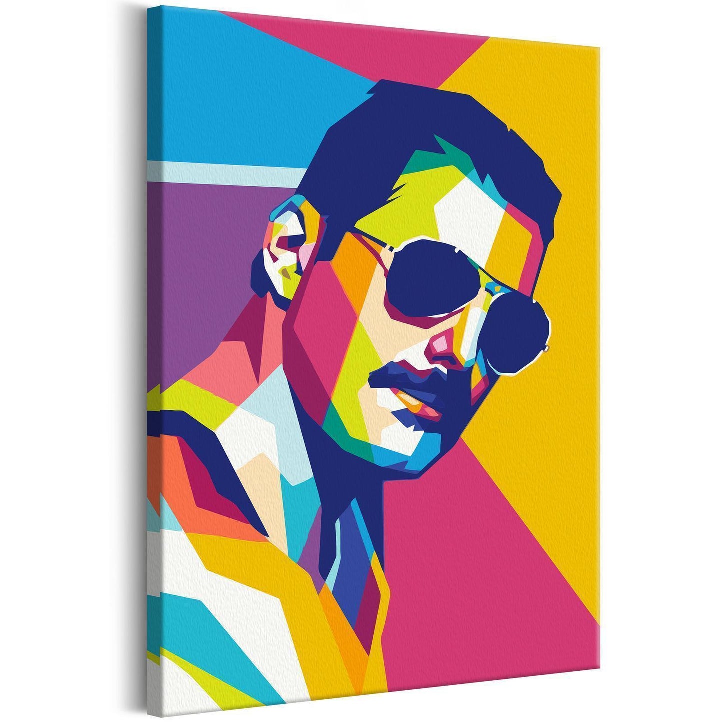 Doe-het-zelf op canvas schilderen - Colourful Freddie
