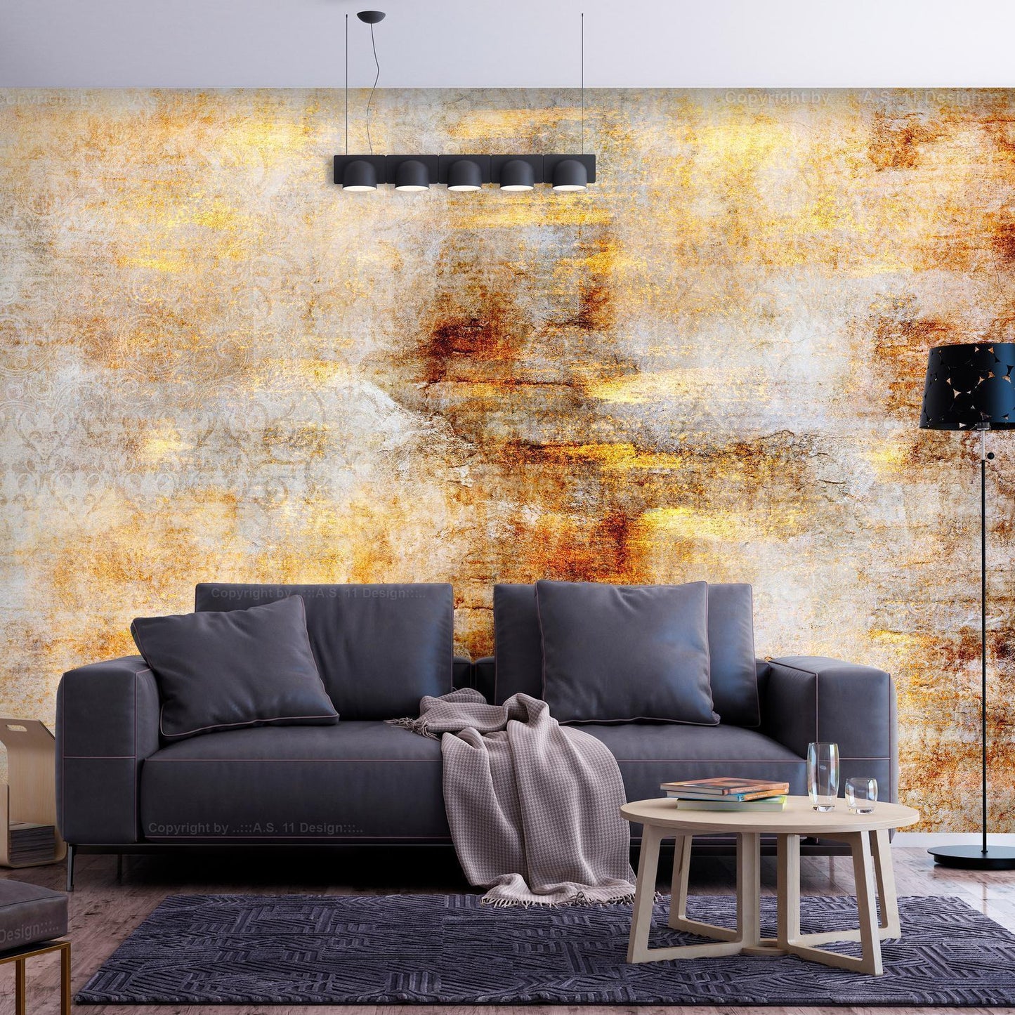 Self-adhesive photo wallpaper - Golden Expression