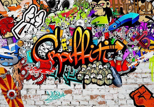 Fototapete - Bunte Graffiti