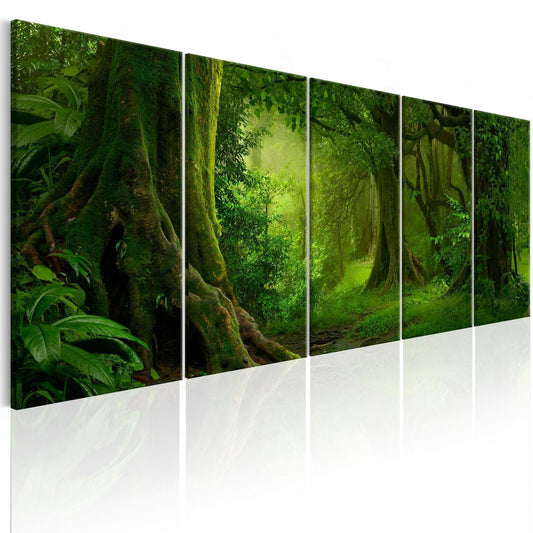 Schilderij - Tropical Jungle