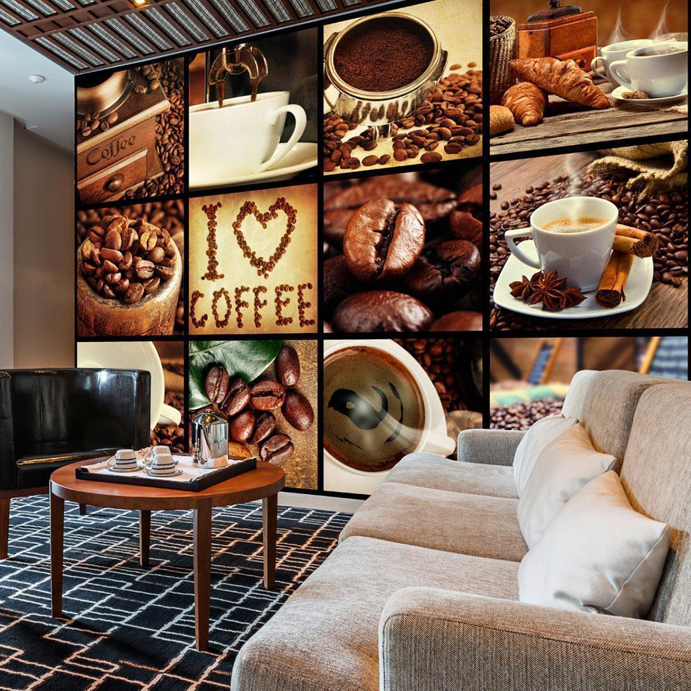 Fototapeten - Kaffee - Collage