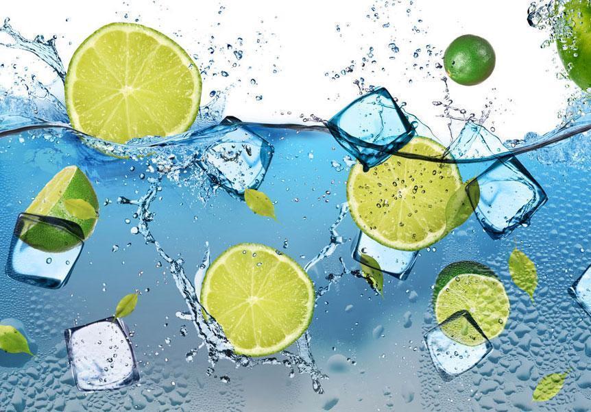 Fotobehang - Refreshing lemonade