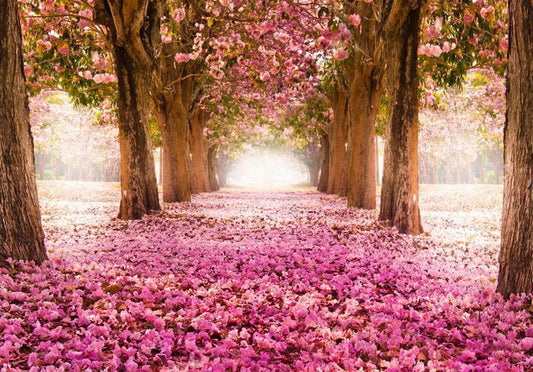 Fotobehang - Pink grove
