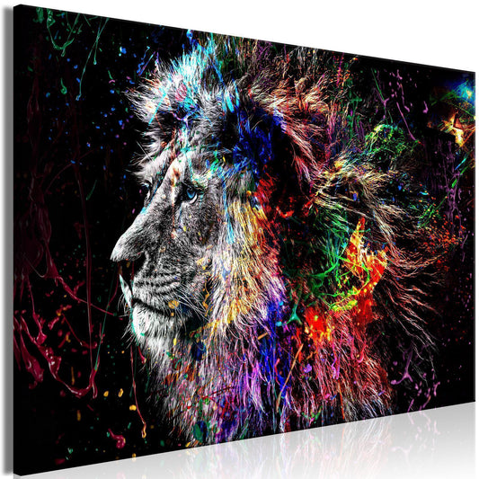 Painting - Crazy Lion (1 Part) Wide