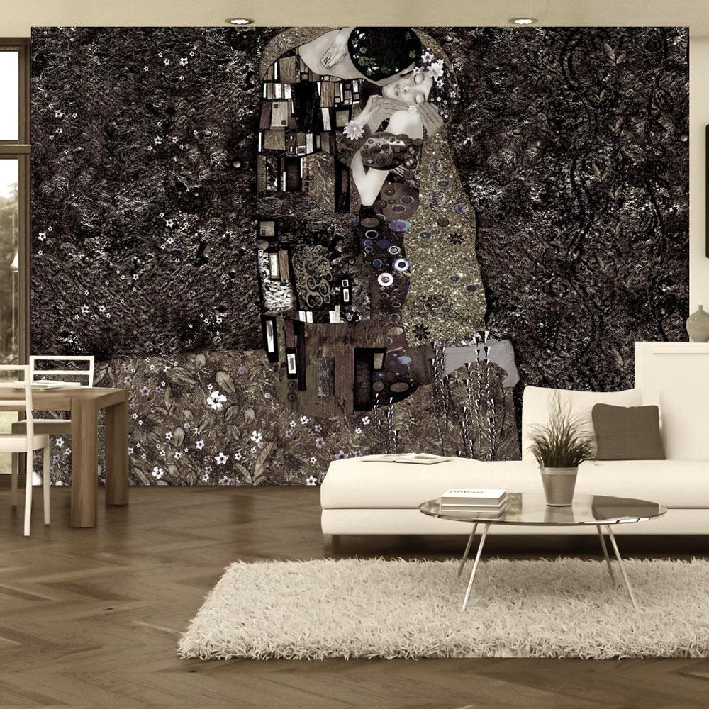 Fototapete – Klimt-Inspiration – Erinnert an Zärtlichkeit