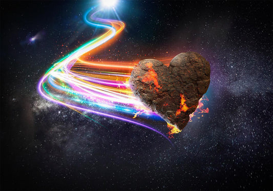 Fotobehang - Love Meteorite (Colourful)