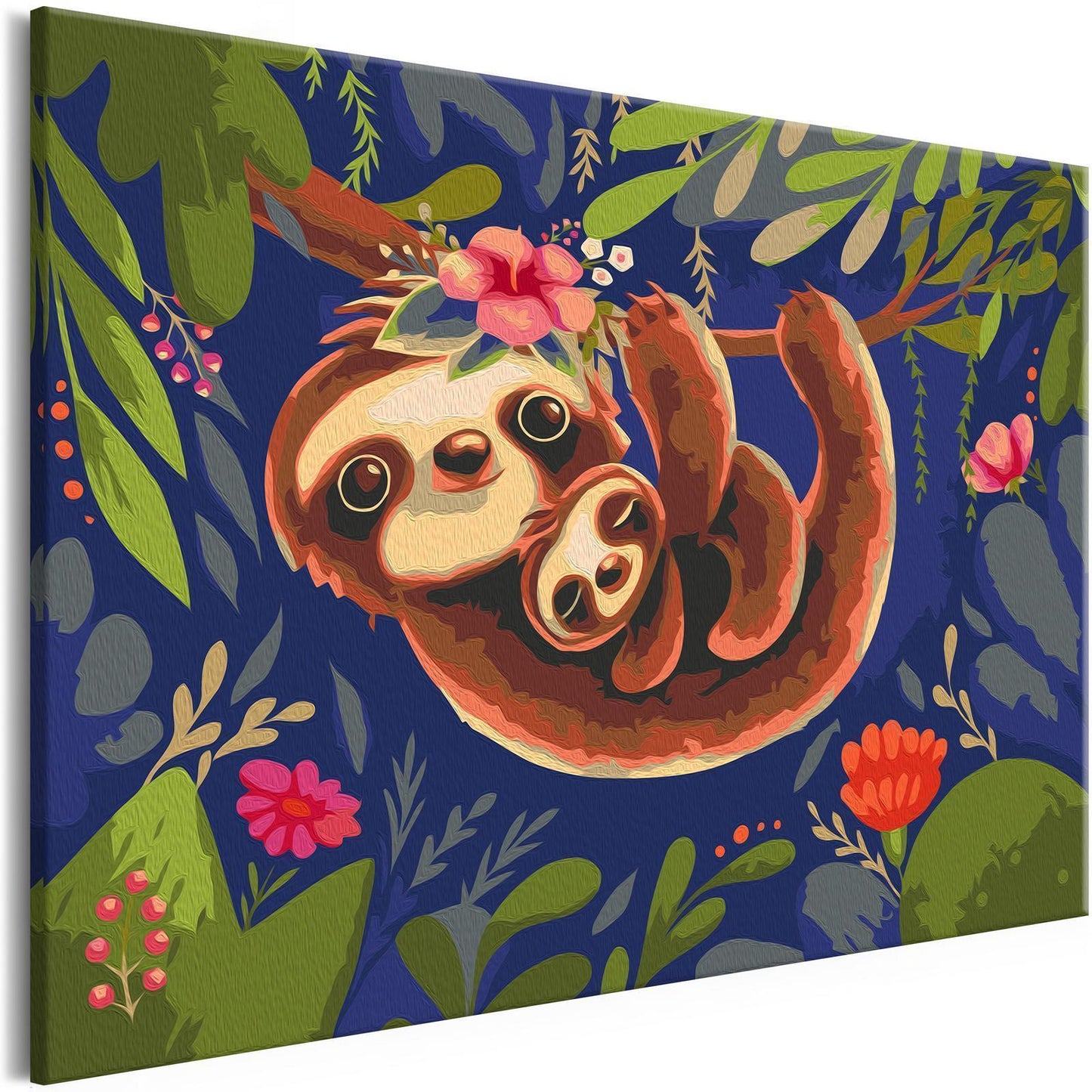 Doe-het-zelf op canvas schilderen - Friendly Sloths