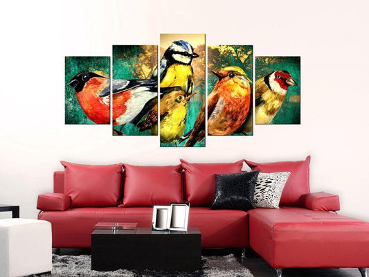 Painting - Birds Meeting