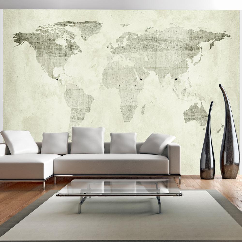 Self-adhesive photo wallpaper - Green continents