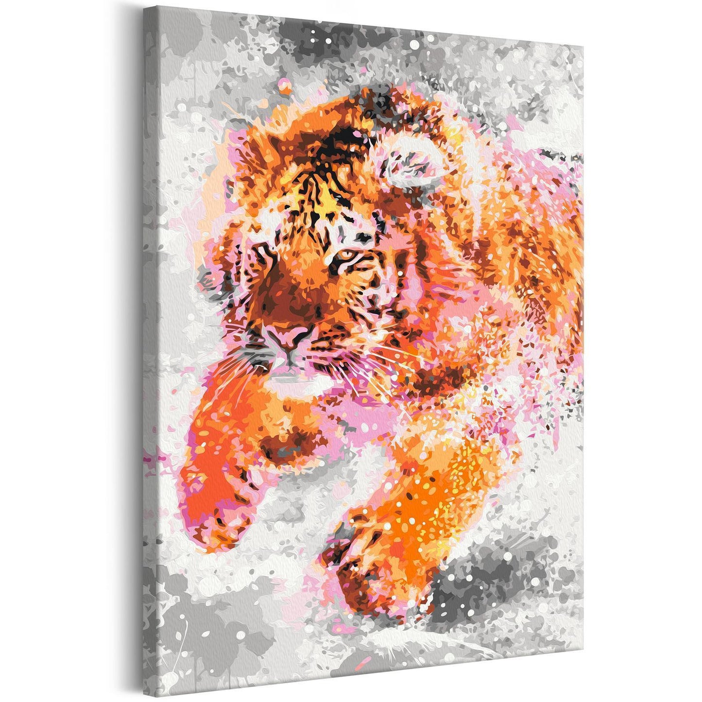 DIY Canvas Painting - Running Tiger 