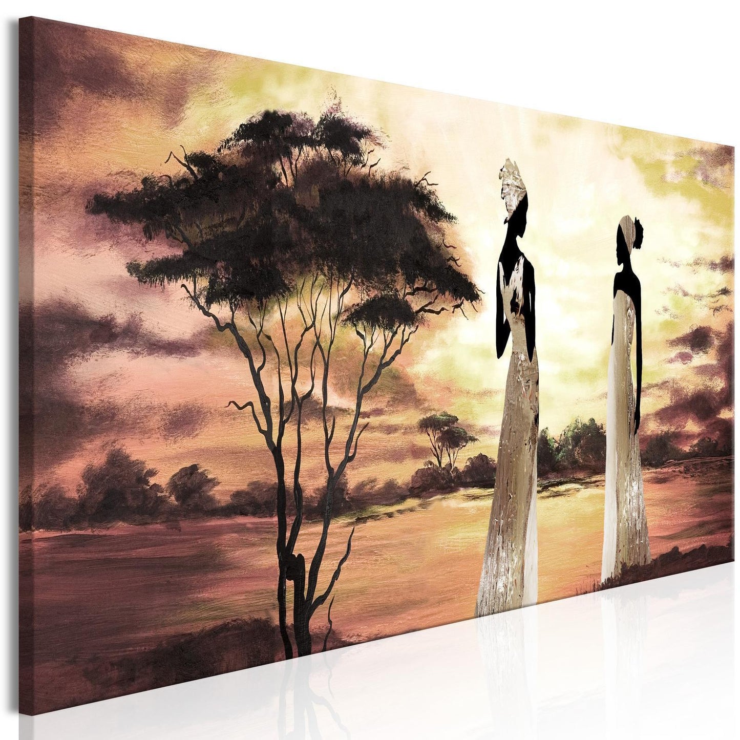 Painting - African Goddesses (1 Part) Narrow