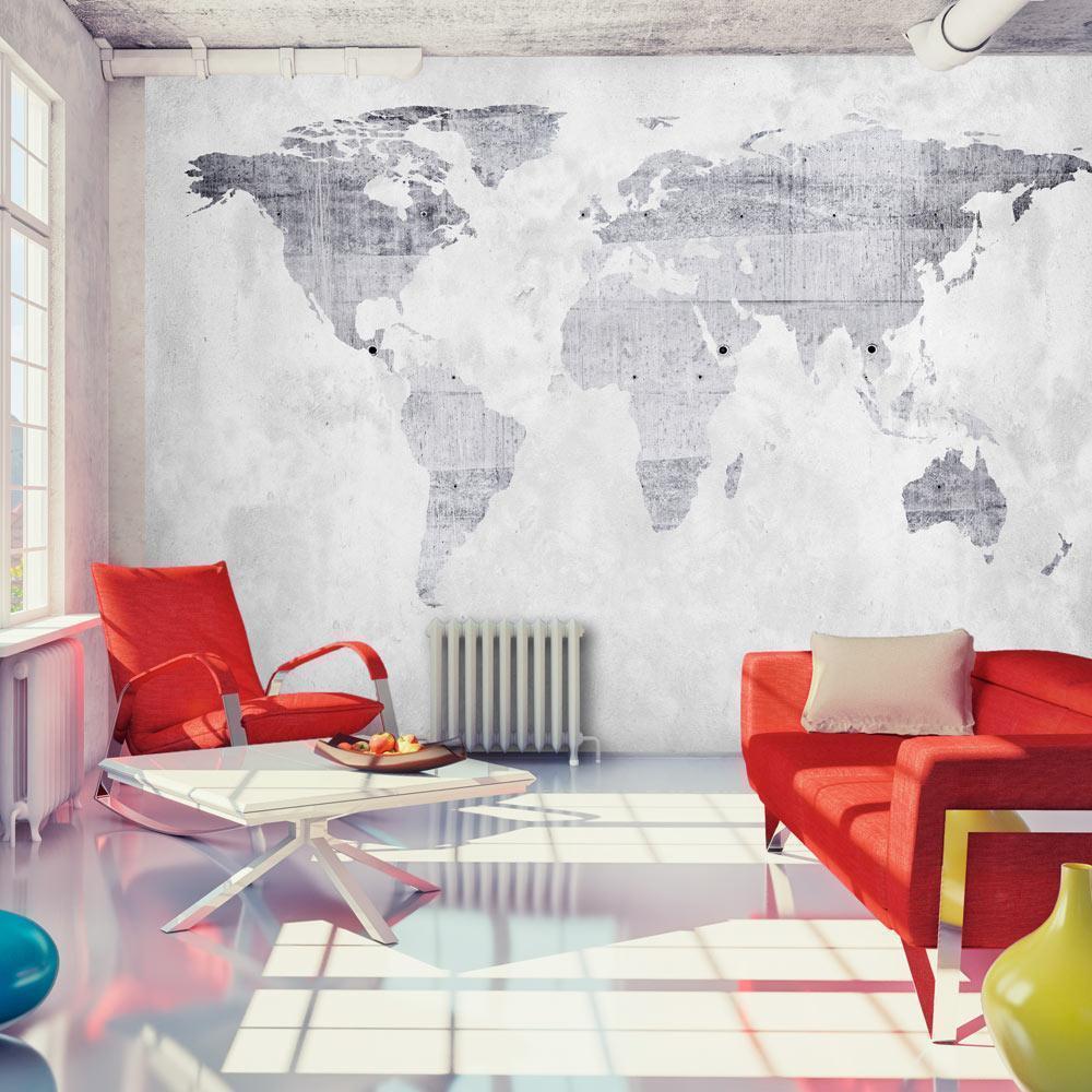 Wall Mural - Concrete Map