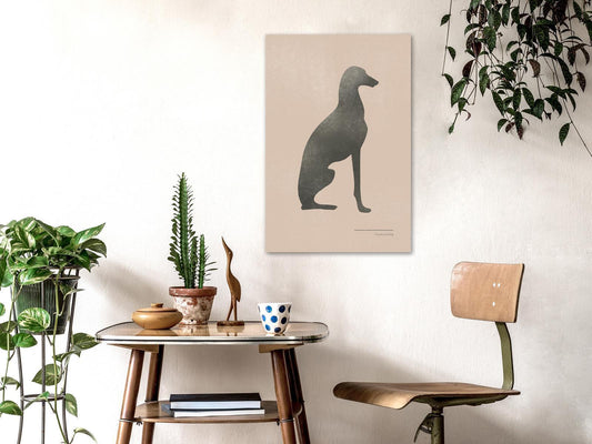 Painting - Calm Greyhound (1 Part) Vertical