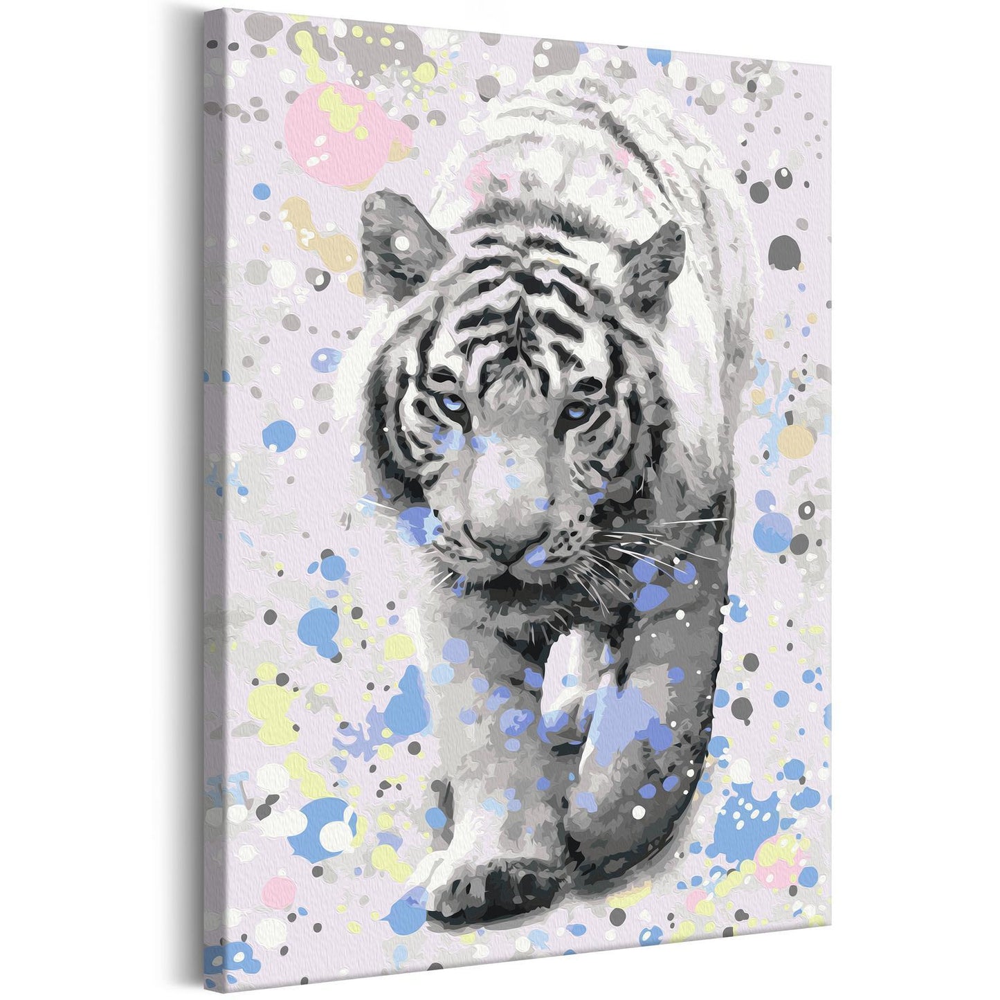 DIY Canvas Painting - White Tiger 