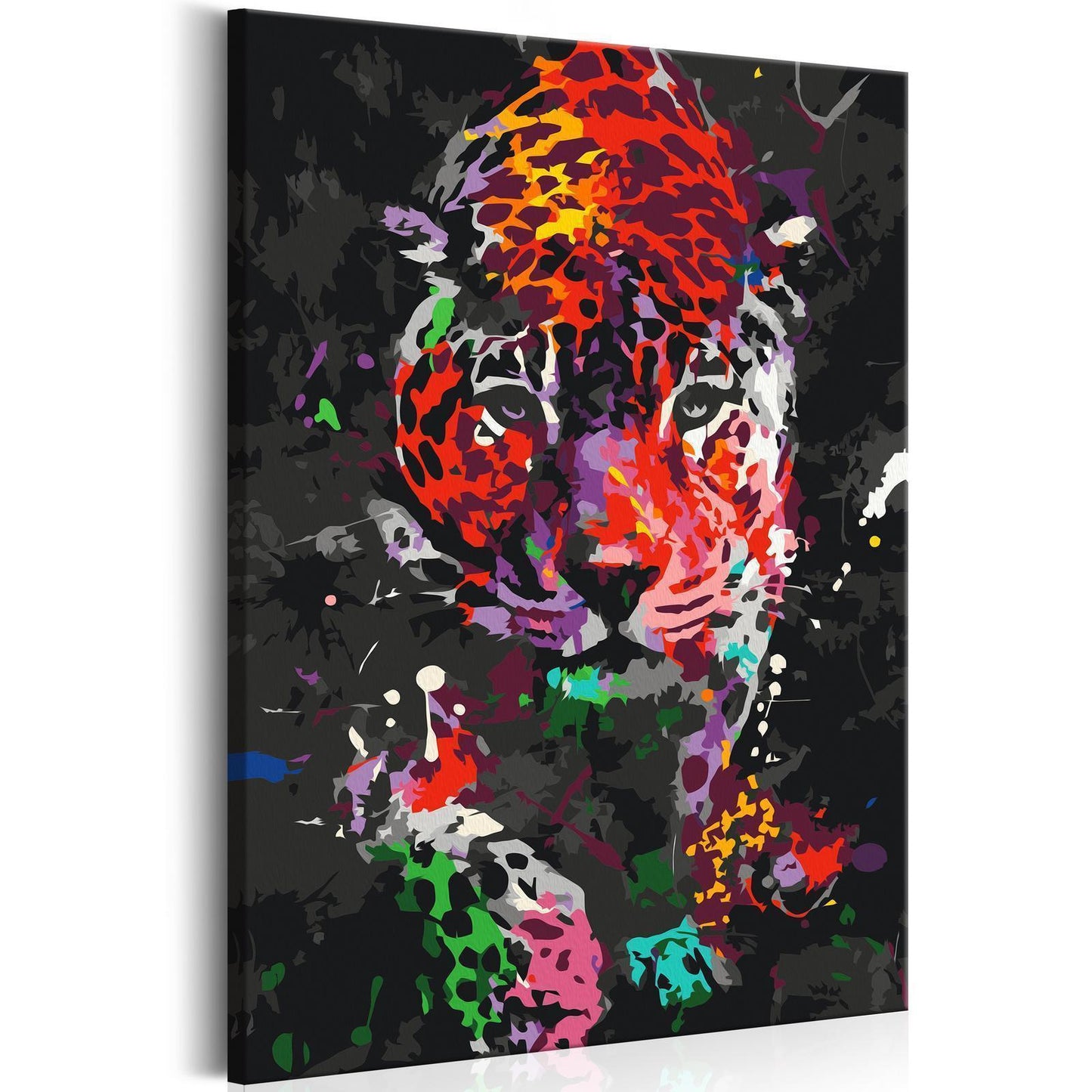 DIY Canvas Painting - Spotted Leopard 