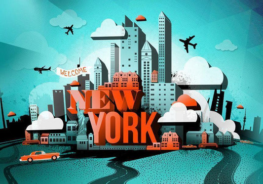 Wall Mural - Welcome New York