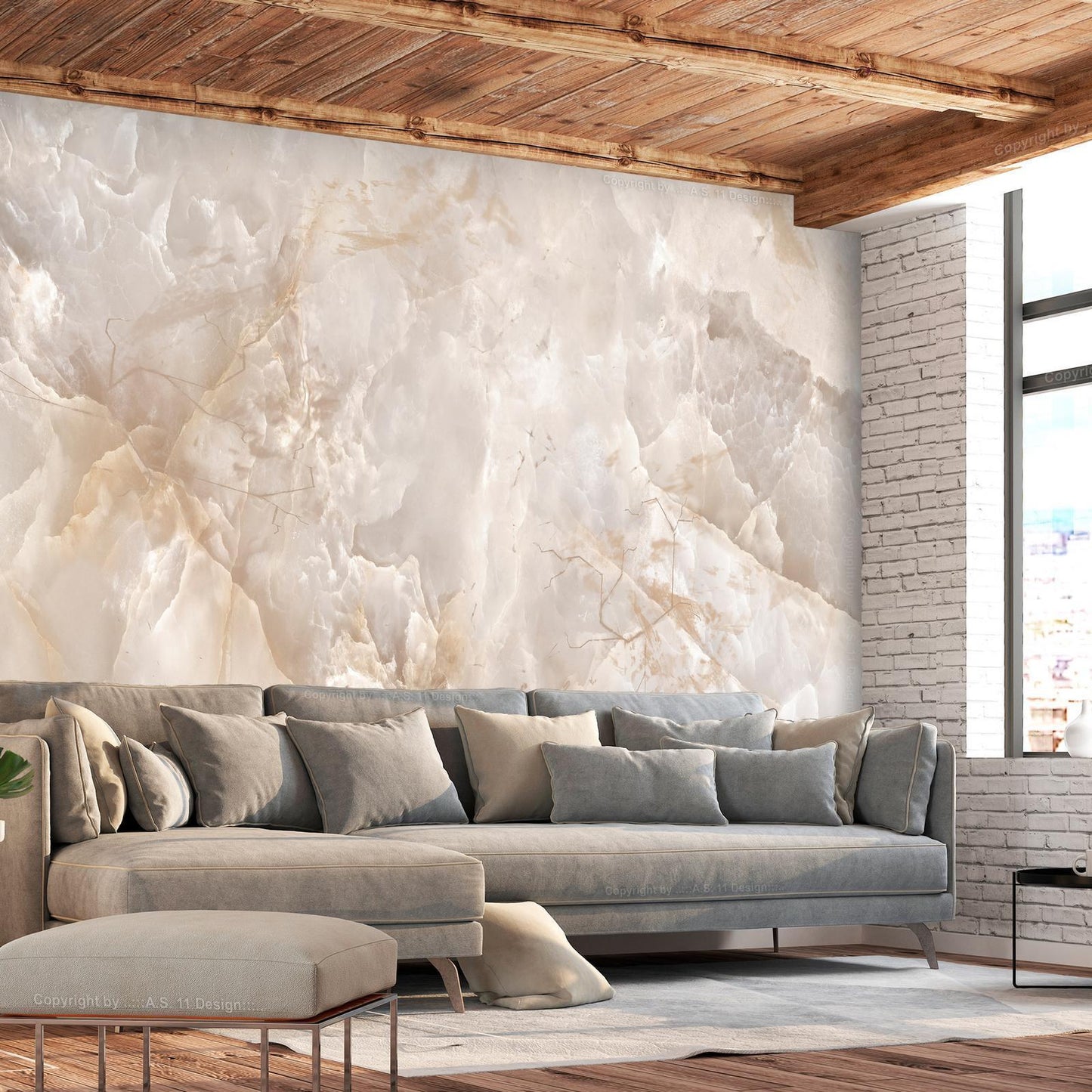 Wall Mural - Toned Marble