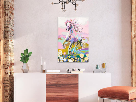 DIY Canvas Painting - Fairytale Horse 